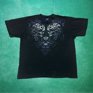 Y2K Tribal Skulls Shirt